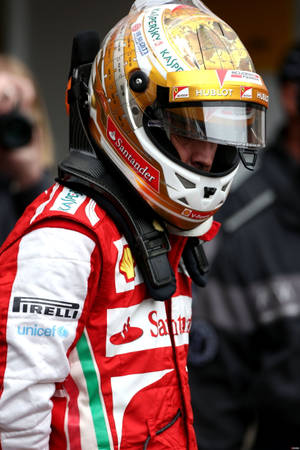 Fernando Alonso Puzzle Helmet Wallpaper