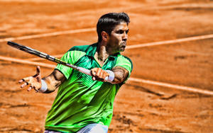 Fernando Verdasco Swinging Wallpaper