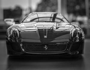 Ferrari 599 Gto Black Sports Cars Wallpaper