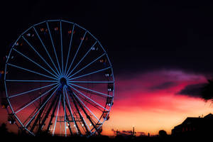 Ferris Wheel In Bournemouth England Wallpaper