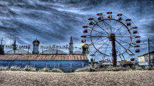 Ferris Wheel Orchard Beach Wallpaper