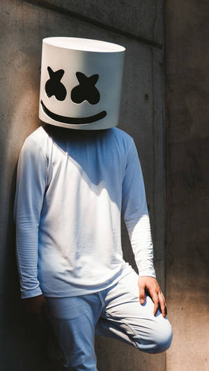 Festival-ready Marshmello Wallpaper