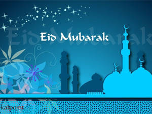 Festive Celebrations Of Eid Mubarak Wallpaper