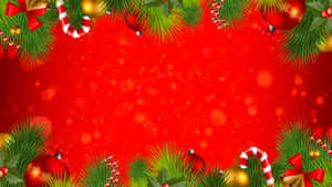 Festive Christmas Background In 4k Resolution Wallpaper