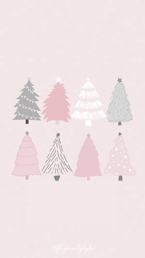 Festive Elegance With Preppy Christmas Theme Wallpaper