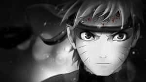 Fierce Naruto White Wallpaper