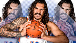 Fierce Thunder Steven Adams Wallpaper