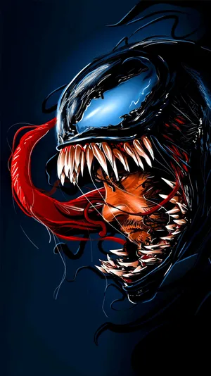 Fierce Venom Artwork Wallpaper
