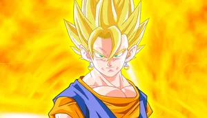 Fiery Blonde Vegito Wallpaper