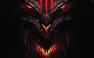 Fiery Devil Dragon For Iphone Wallpaper