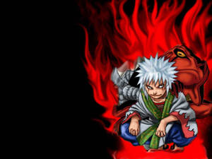 Fiery Gerotora And Jiraiya Wallpaper