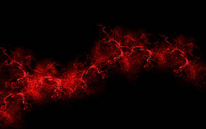 Fiery Red In Cool Black Wallpaper