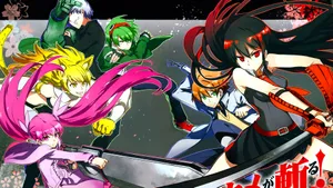 Fight Against Injustice With Akame Ga Kill Wallpaper