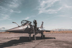 Fighter Plane Boarding Wallpaper