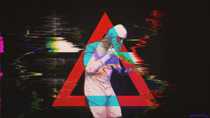 Filthy Frank Triangle Glitch Wallpaper