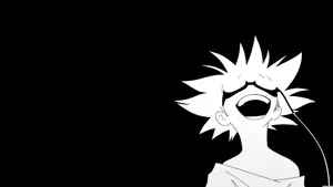 Find Balance With Anime White Wallpaper