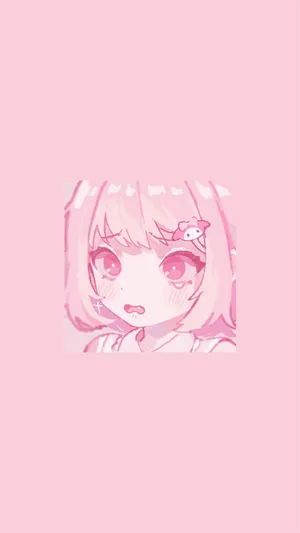 Find Your Peace In The Pastel Pink Anime Aesthetic Wallpaper