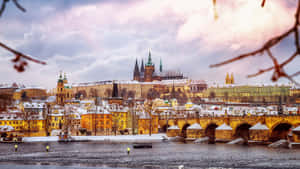 Fine Day At Prague Castle Wallpaper