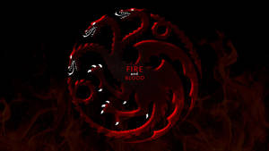 Fire And Blood Red House Targaryen Wallpaper