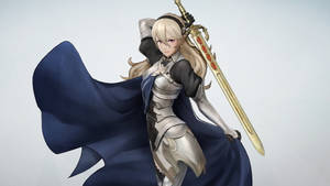 Fire Emblem Warriors Corrin With Gold Sword Wallpaper