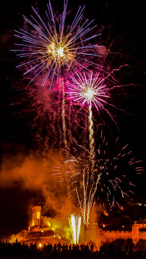 Fireworks Are In The Sky Wallpaper