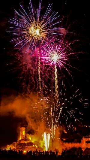 Fireworks Are In The Sky Wallpaper