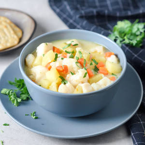 Fish Potato Chowder Wallpaper