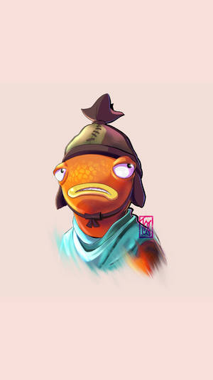 Fishstick Fornite Serious Face Wallpaper