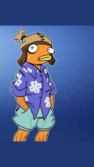 Fishstick Fortnite Hawaiian Shirt Wallpaper