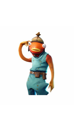 Fishstick Fortnite Scratching The Head Wallpaper