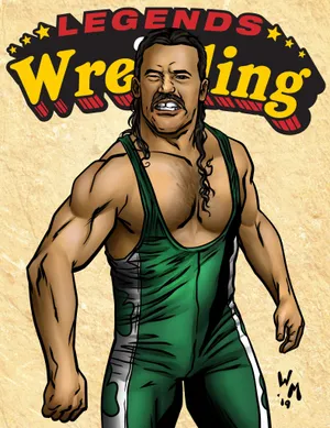 Fit Finlay Comic Art Style Poster Wallpaper