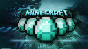 Five Diamonds Cool Minecraft Wallpaper