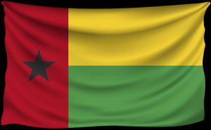 Flag Of Guinea Bissau Wallpaper