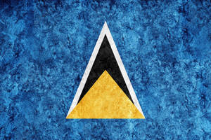 Flag Of St. Lucia Wallpaper