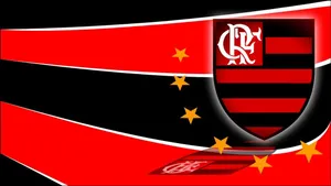 Flamengo Fc Colorful Flag Wallpaper