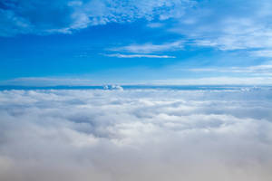 Flat Sheets Of Blue Aesthetic Cloud Wallpaper