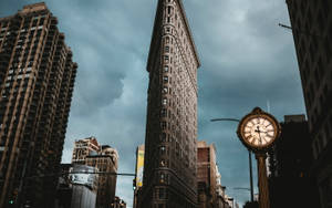 Flatiron Building New York Night Iphone Wallpaper