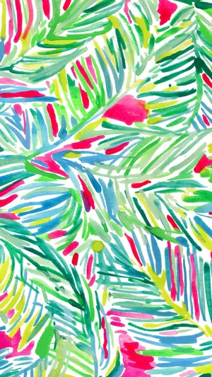 Flaunt Your Style With A Lilly Pulitzer Inspired Iphone. Wallpaper