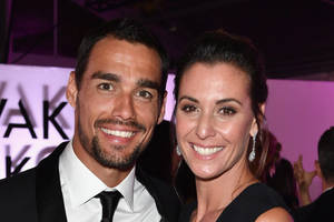 Flavia Pennetta With Fabio Fognini Wallpaper