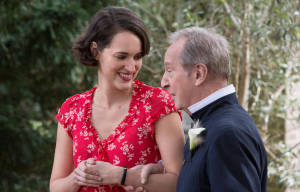 Fleabag And Her Father - A Moment Of Bonding Wallpaper