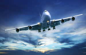 Flight Plane Moving Up Wallpaper