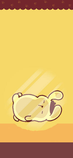 Floating Pompompurin Wallpaper