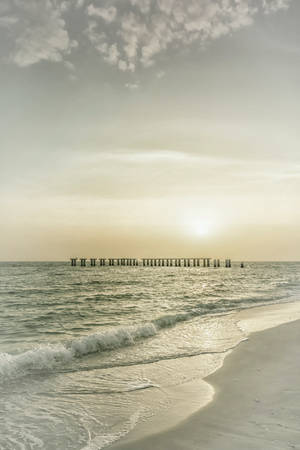 Florida Sunset On Film Wallpaper