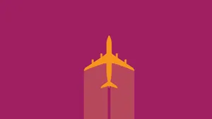 “fly Above It All In A Pink Plane” Wallpaper
