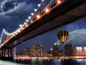 Fly Over The Bridge! Wallpaper