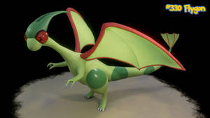 Flygon Model Wallpaper