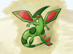 Flygon Standing Wallpaper