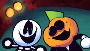 Fnf Happy Skid Pump Wallpaper