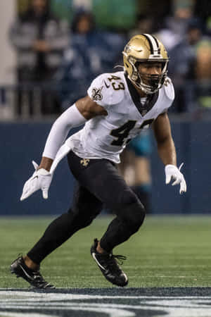 Focused Football Player43 Wallpaper