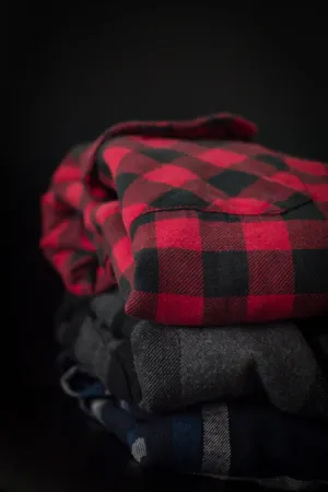 Folded Checkered Polo Shirts Wallpaper